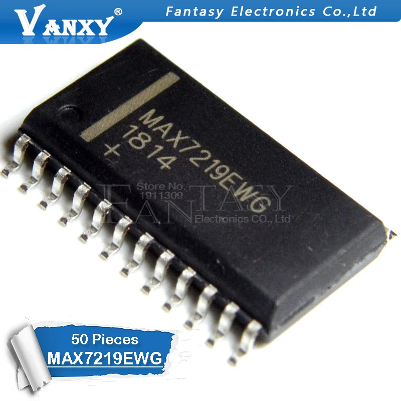 10PCS MAX7219EWG SOP-24 MAX7219 SOP MAX7219CWG MAX7219CNG DIP-24