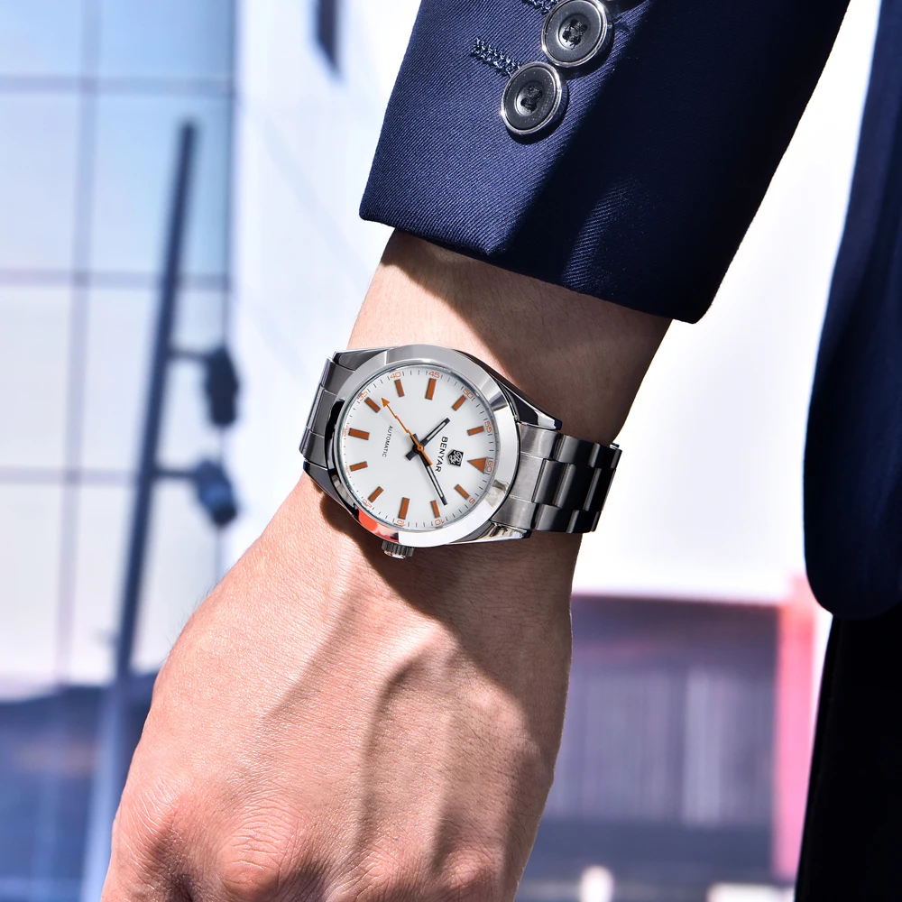 Men's Watch 2025 New BENYAR Mechanical Watches For Man Luxury Automatic Wrist Watches Gift Fashion Sports Stainless Steel Clocks