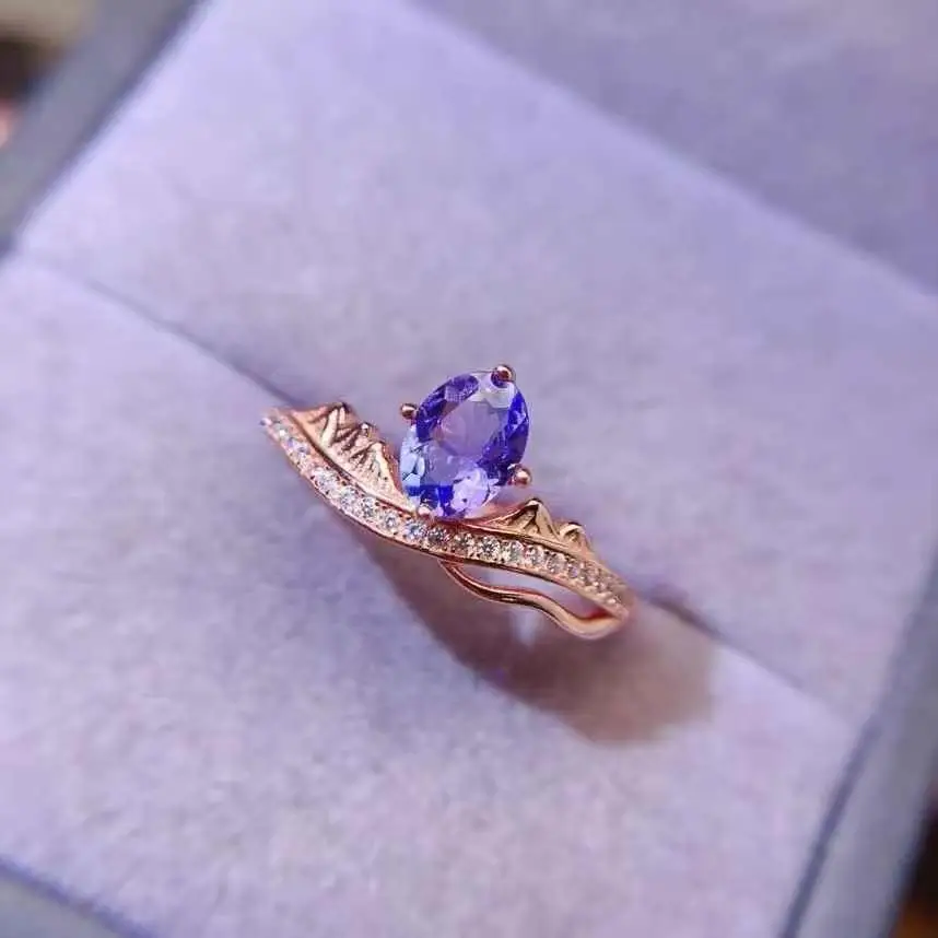

Модное классическое 100% натуральное настоящее танзанит, роскошное кольцо, кольцо, бесплатная доставка, драгоценный камень, серебро 925, изысканные ювелирные изделия