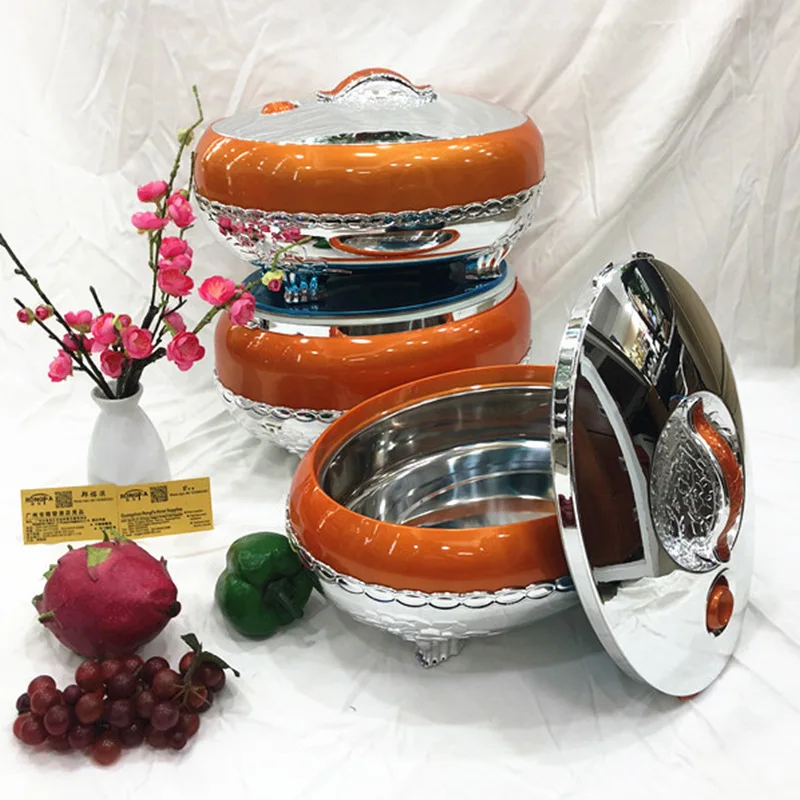 Set insulated box thin foot insulated box 3PCS container metal lunch box insulated lunch boxes