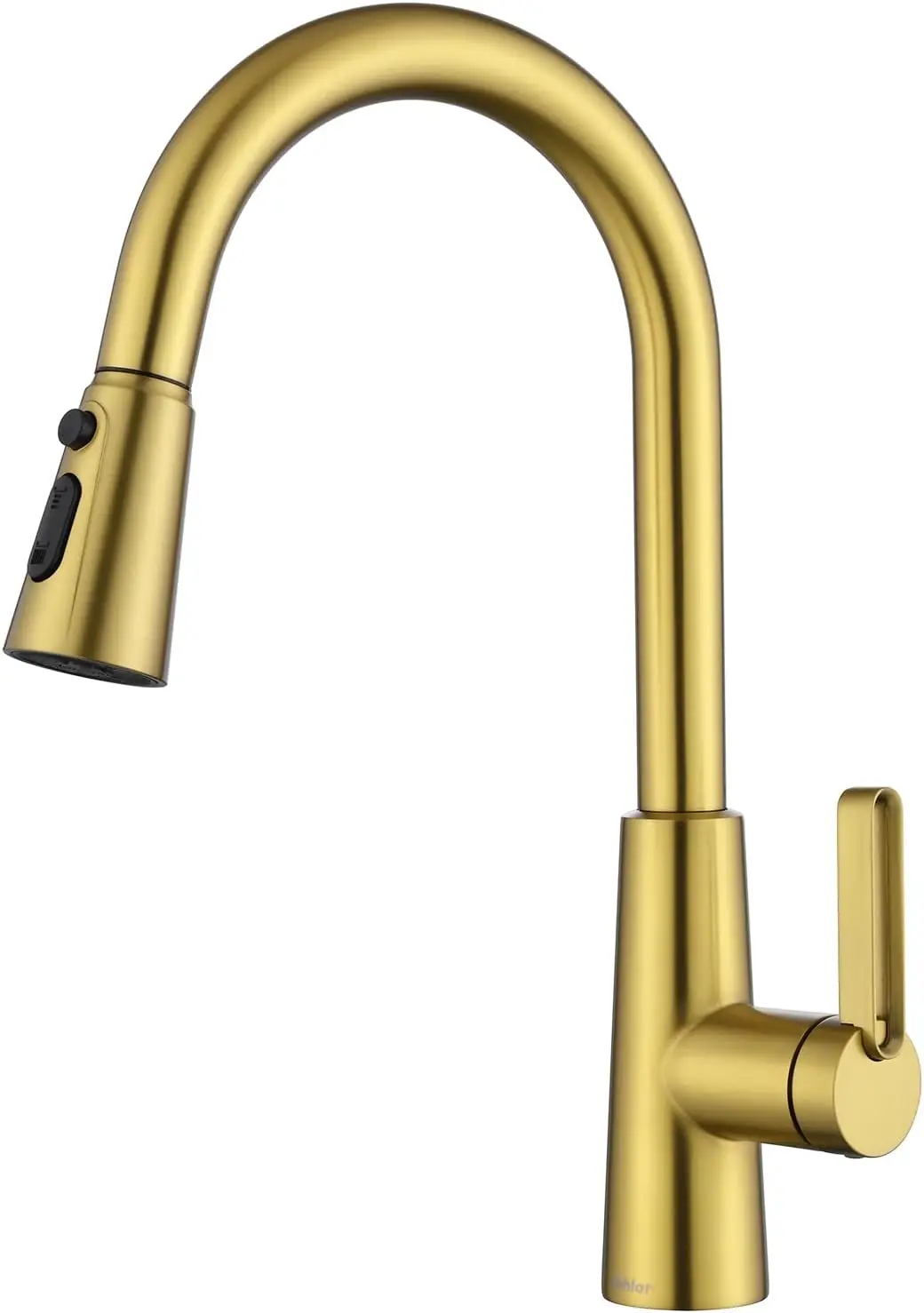 

Kitchen Faucet with Pull Down Sprayer, Gold Kitchen Sink facuet High Arc Single Handle Faucet Stainless Steel 1 or 3 Hole