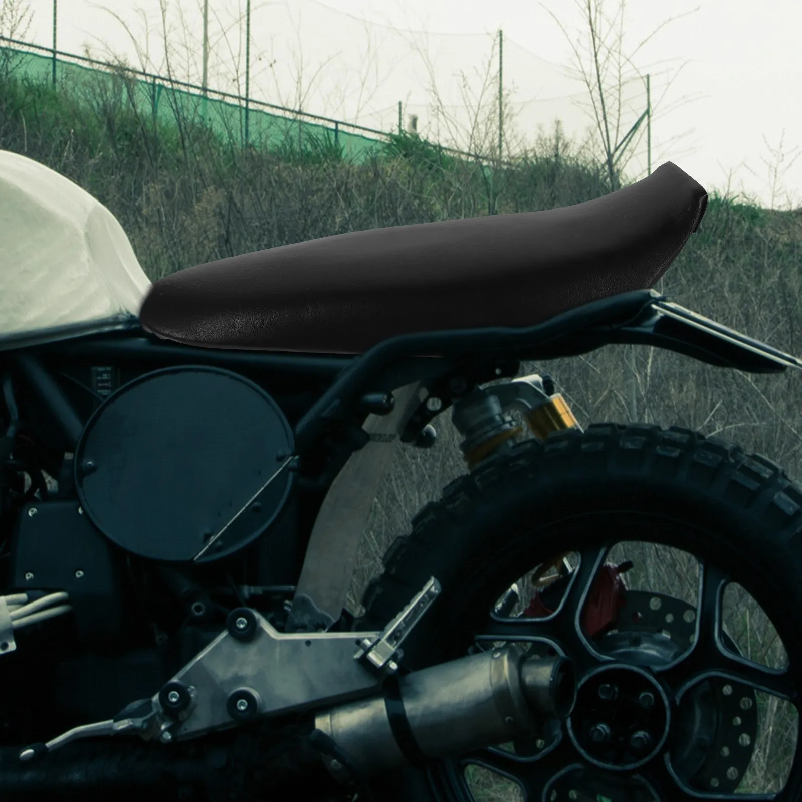 

Motorcycle Seat Cushion Comfortable Breathable Polyester Mesh Cover Atv Seat Cushion Compatible for 47Cc 49Cc Off-Road Riding