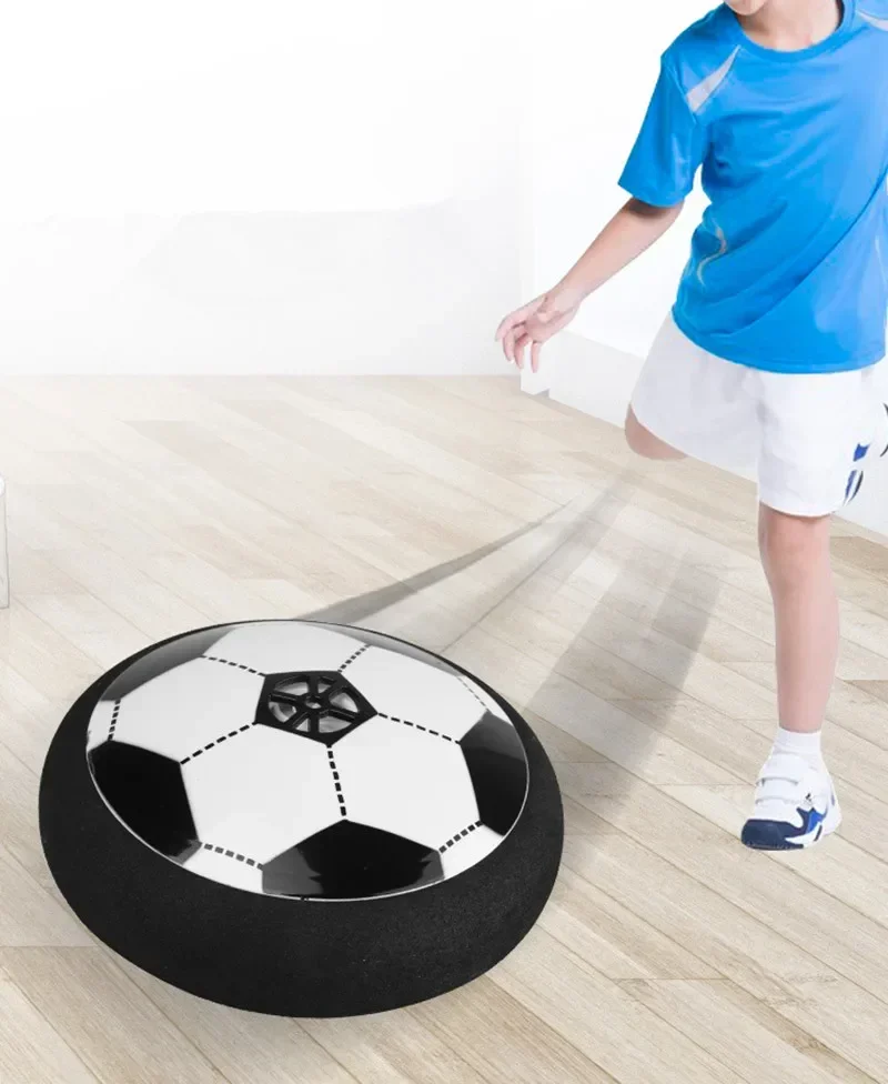 LED Light Flashing Arrival Air Power Soccer Ball Disc Indoor Football Toy Multi-surface Hovering Gliding hover airfully ball