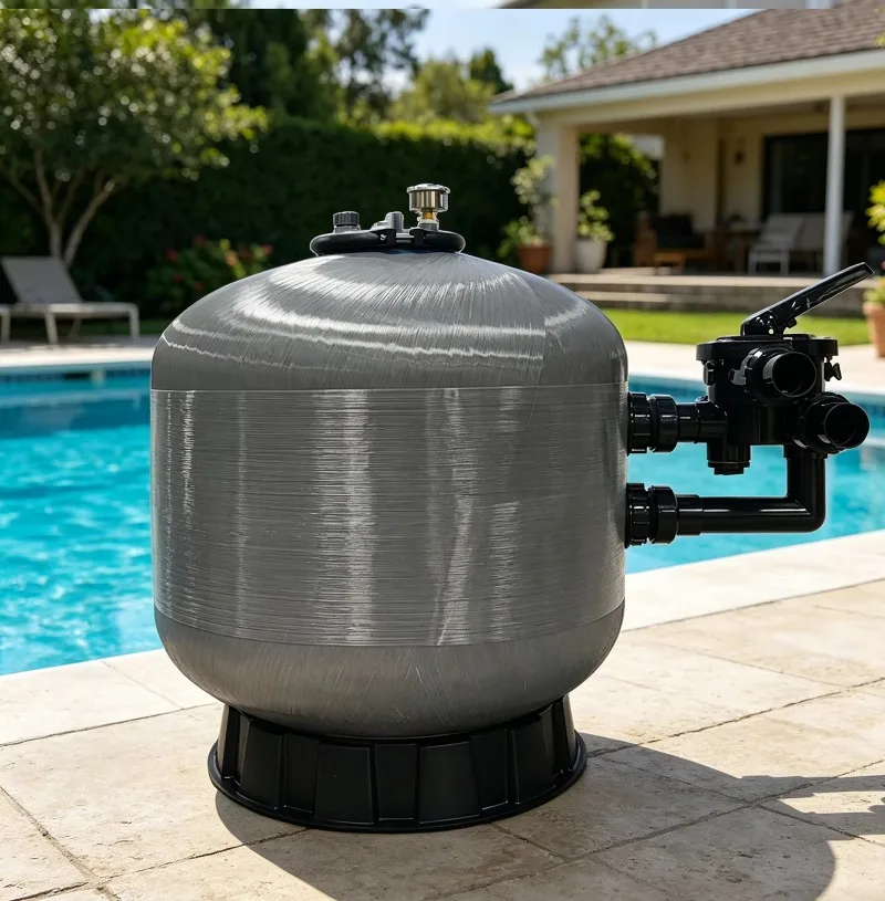 Factory Inground Fiberglass Sand Filter High Quality for Swimming Pools Water Pump Combo