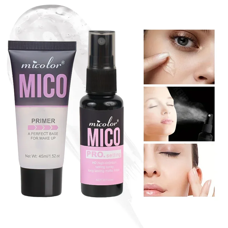 Setting andSpray  Transparent Makeup Primer Cream Film-forming Quickly  Long Lasting Makeup Keeping Moisturizing Face Cosmetics