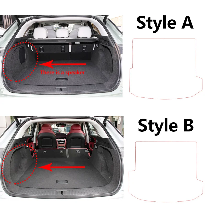 For Omoda C9 9 Exeed RX 2023~2026 Leather Car Trunk Mat Cargo Storage Pad Cushion Liner Boot Carpet Rug Car Interior Accessories