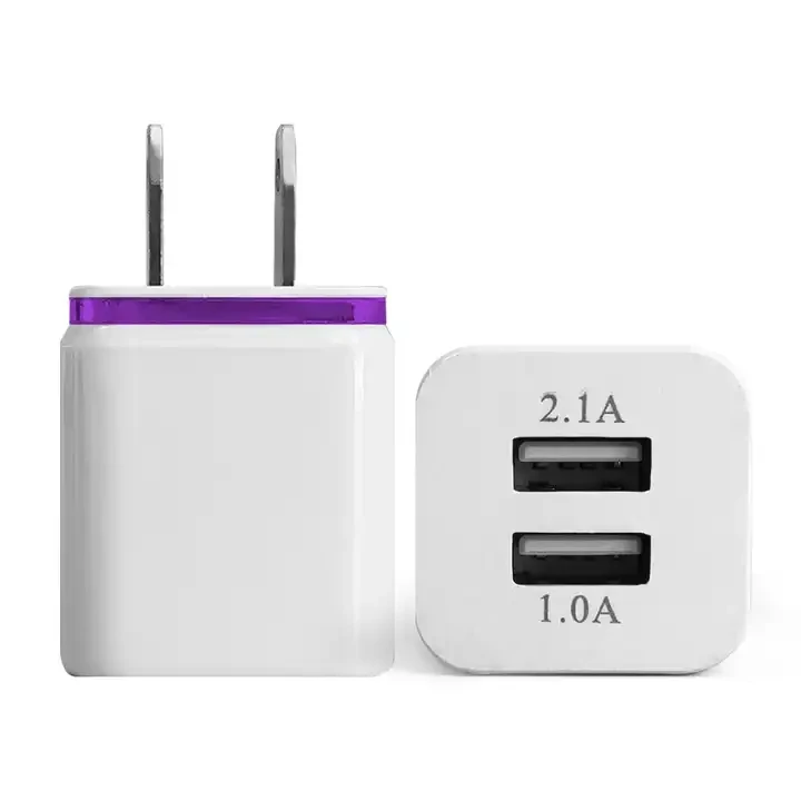 US EU Plug AC DC 5V 2.1A 2A 10W Universal Adapter Power Socket Mobile Phone Travel Wall Charger Dual Port Usb Charger