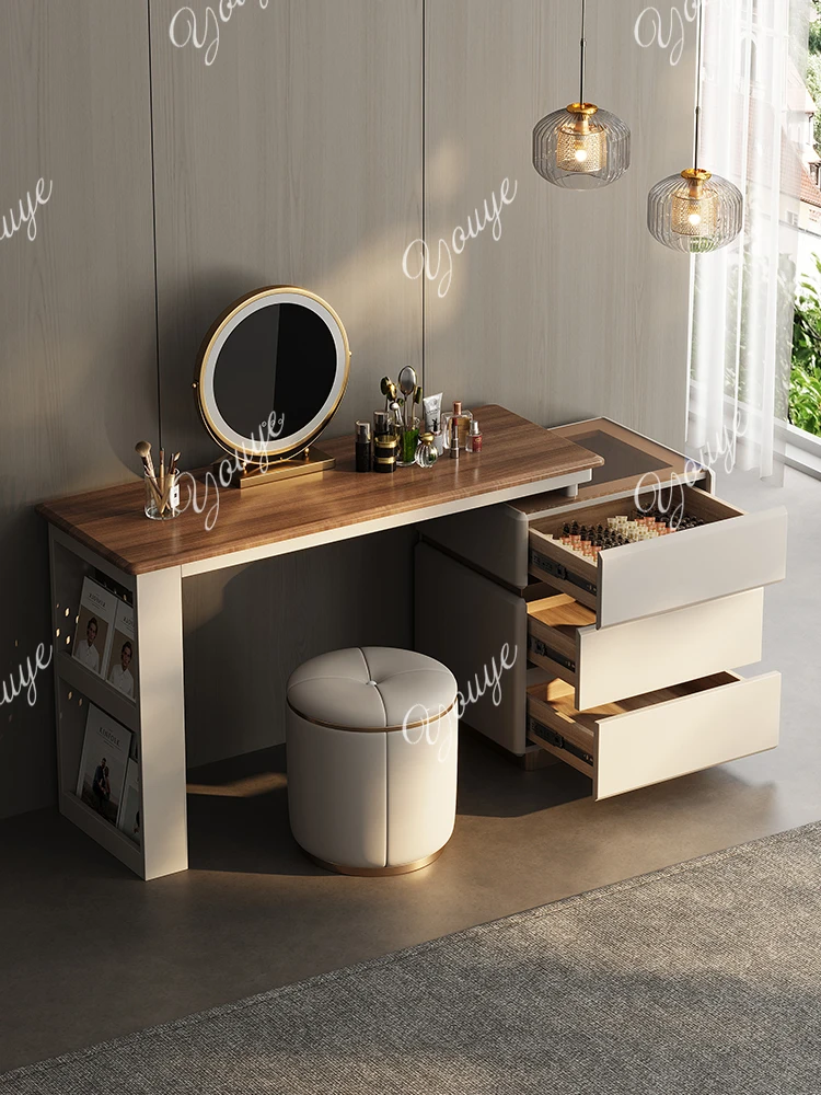 

Bedroom modern simple dresser chest cabinet integrated new light luxury premium desk makeup table