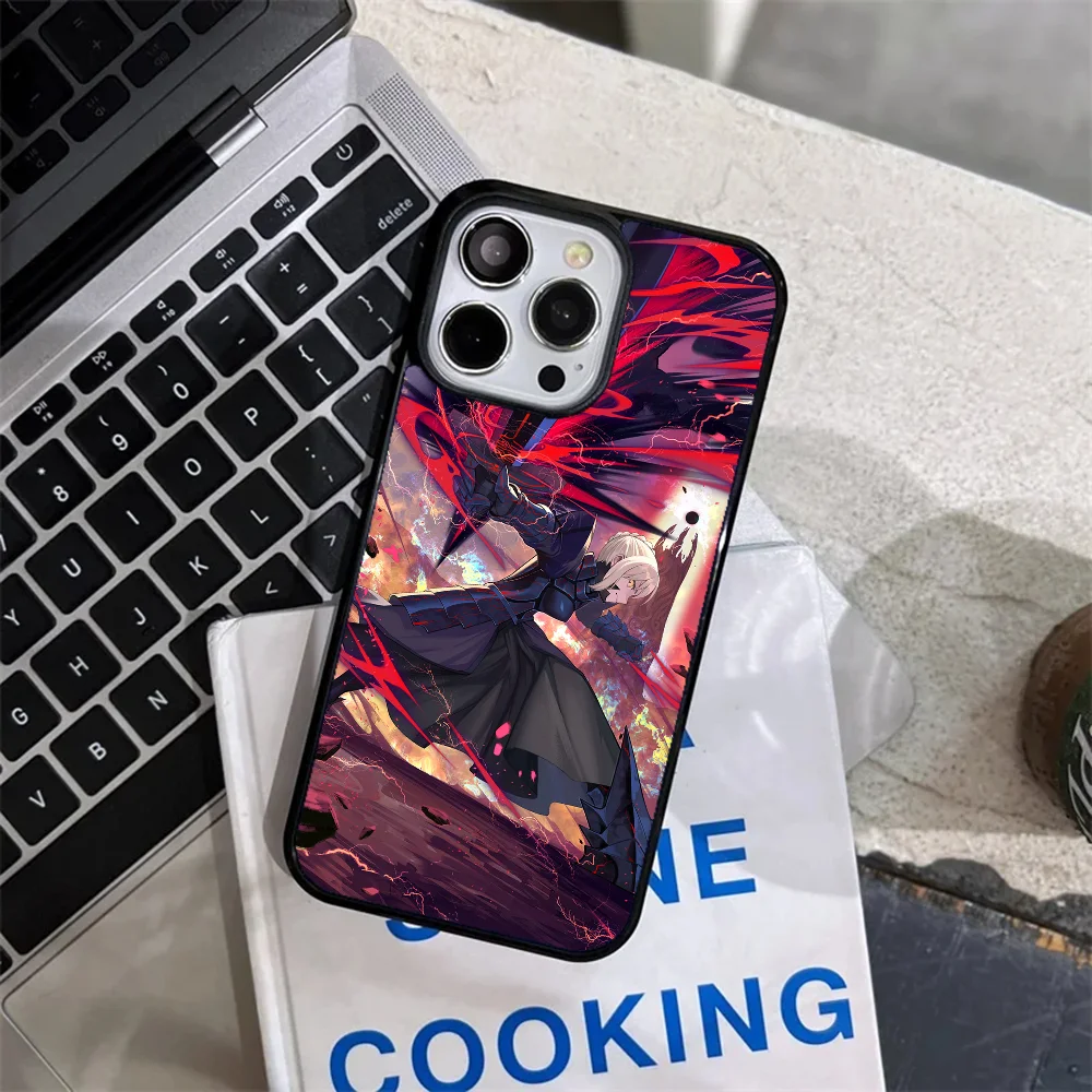 Anime Game FateGrand Order Saber Alter Phone Case Strong Magnetic For IPhone 15 14 13 Pro Max 11 12 Mini Alex Mirror For