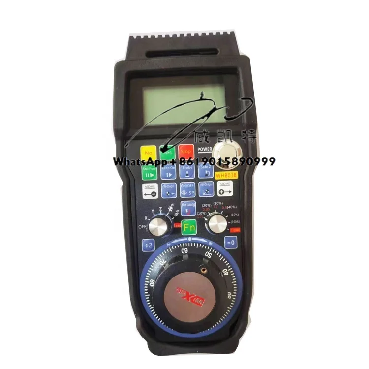 

Wireless USB Mach3 MPG Pendant Remote Handle Handwheel for Milling Machine 3Axis WHB03B Made of Durable Plastic