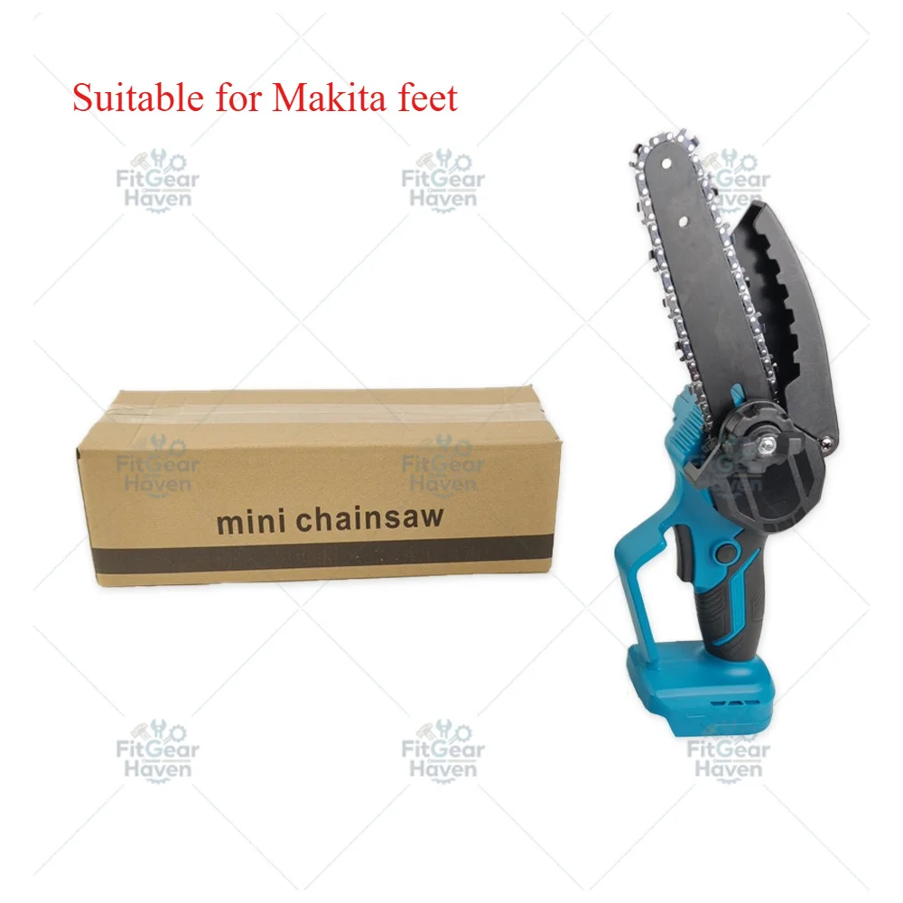 6 Inch Mini Cordless Chainsaw Handheld Rechargeable Lithium Electric Saw for Tree Pruning & Wood Cutting