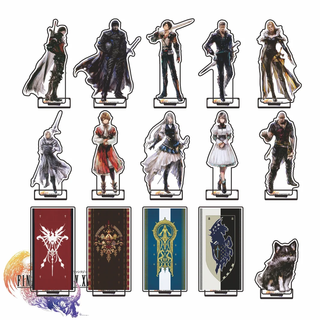 Final Fantasy XVI Acrylic Stand Keychain Full Series Game Character Figure 2026 Latest Model Desktop Ornament Collection Gift