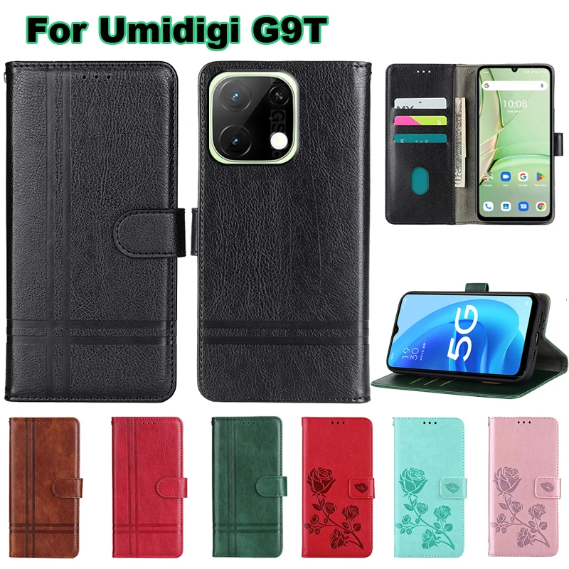 Fundas De Tel soi Umidigi G9T Cüzdan Kılıf Umidigi G9A G9 5G Telefon Capas deri kılıf Carcasa Umidigi Not 90izza