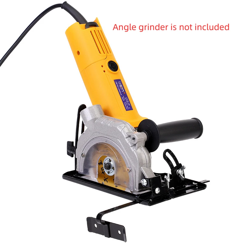 Hand Angle Grinder Converter To Cutter 40mm Depth Adjustable Grinder Bracket To Cutting Woodworking Table Tool with Guide Ruler