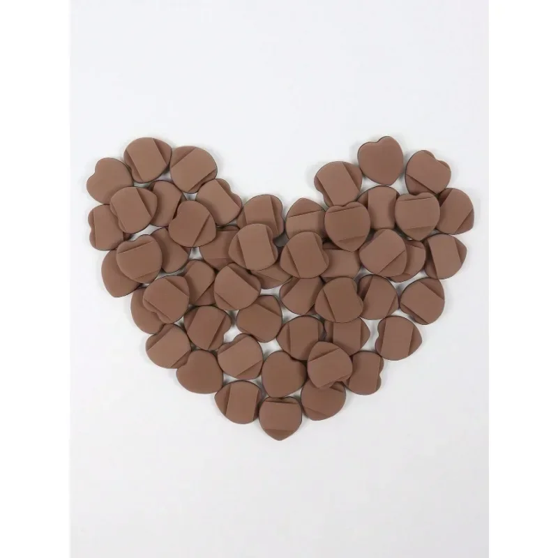 20 pçs dedo almofada de ar esponja pó puff conjunto maquiagem pó puff base líquida corretivo maquiagem puff atacado