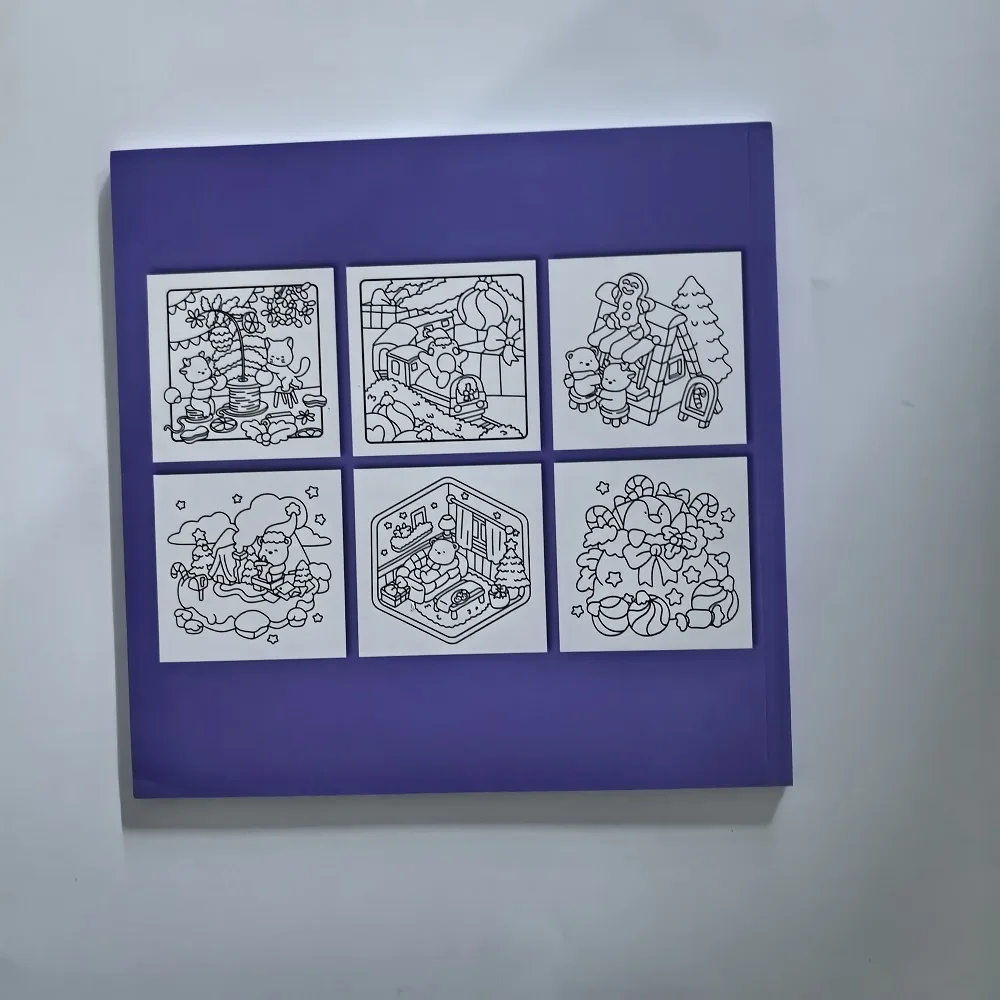 Cute & Cozy Xmas Coloring Book for Adults - a Perfect Gift Christmas Party And Birthday Creative Drawing