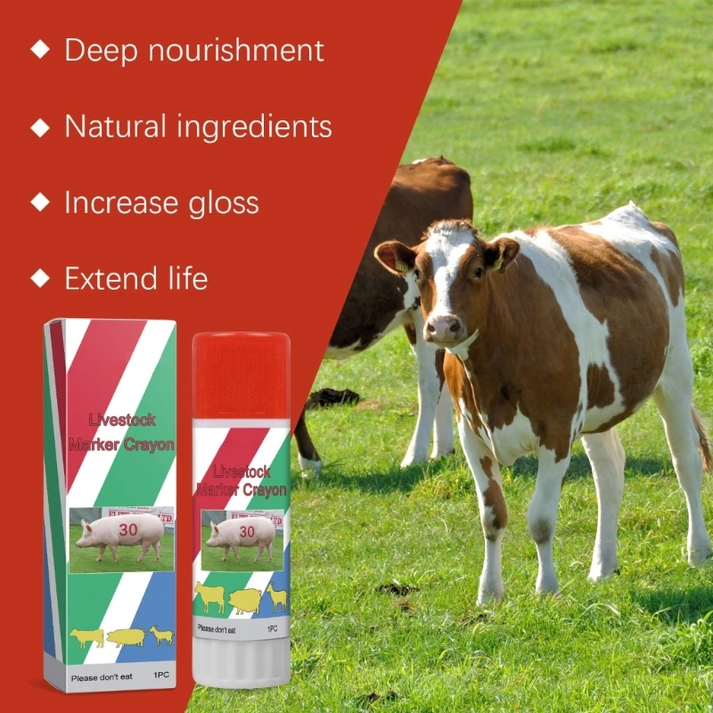 قلم رسم الماشية قلم تحديد الخنازير قلم تلوين الماشية للأبقار والأغنام ملحقات تعليم الماشية الزراعية