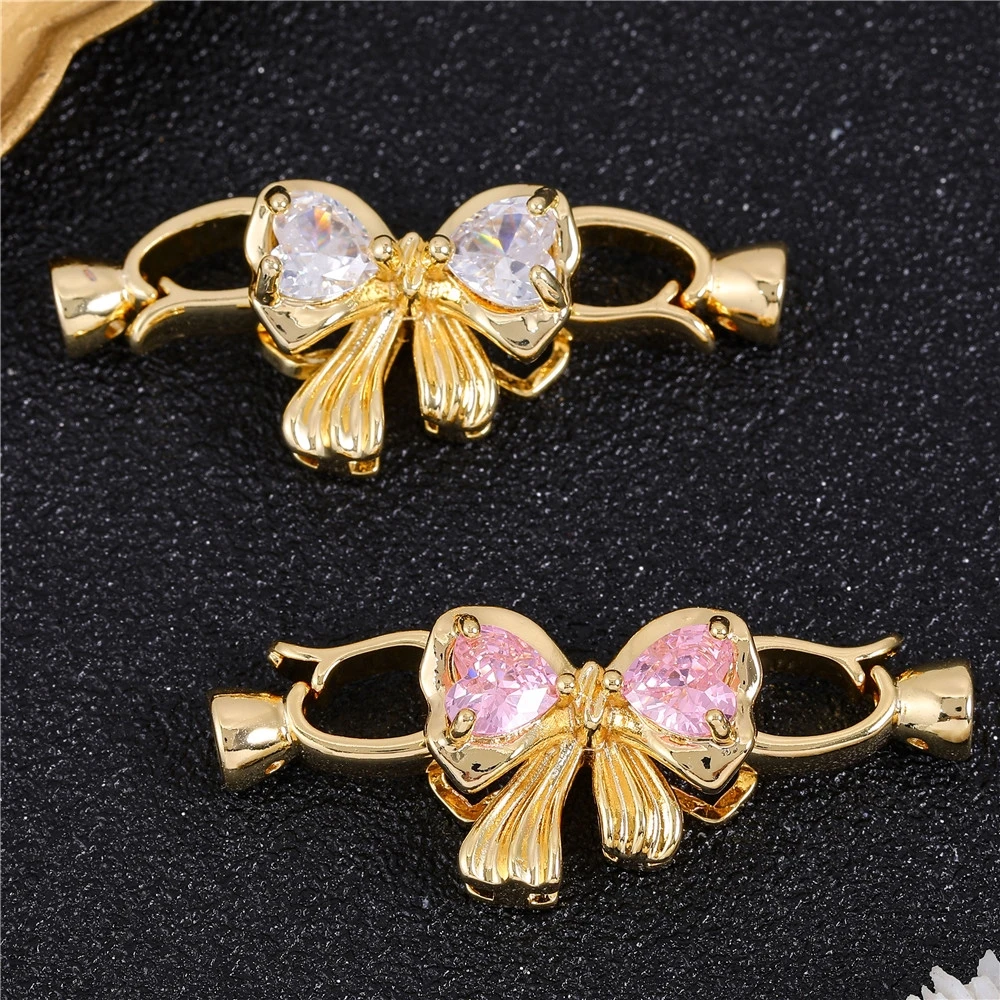 Juya 1 2 3 Stück/Set 18K Echtgold Silberbeschichtete Verschlüsse Schlangenanhänger-Verschlussverschlüsse für DIY Perlenarbeiten, Perlen, Schmuckherstellung – Detail 4