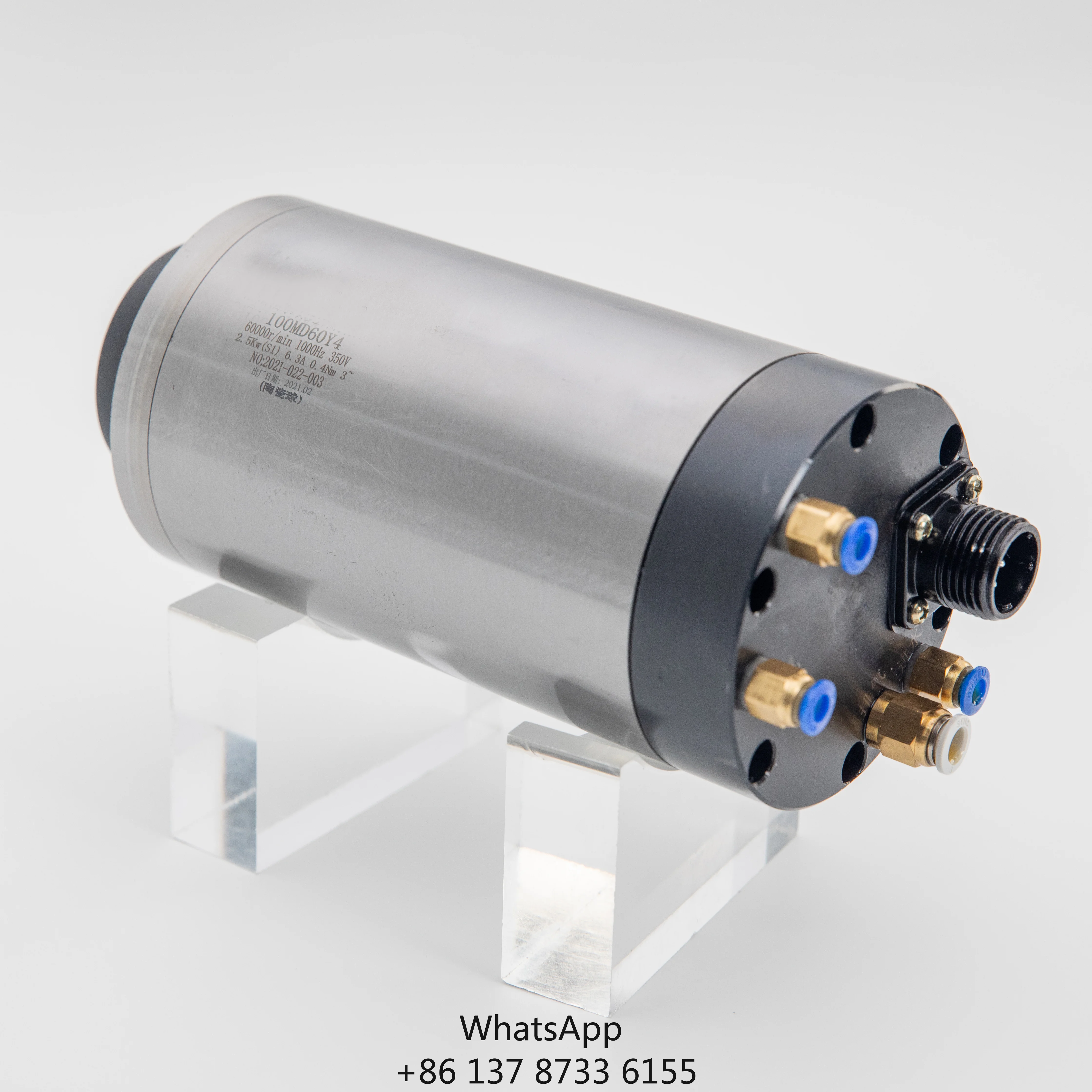 High Frequency 80000rpm Spindle Motor 100MM Internal Grinding Motor Spindle For Grinding Trade Bearing Automotive CNC