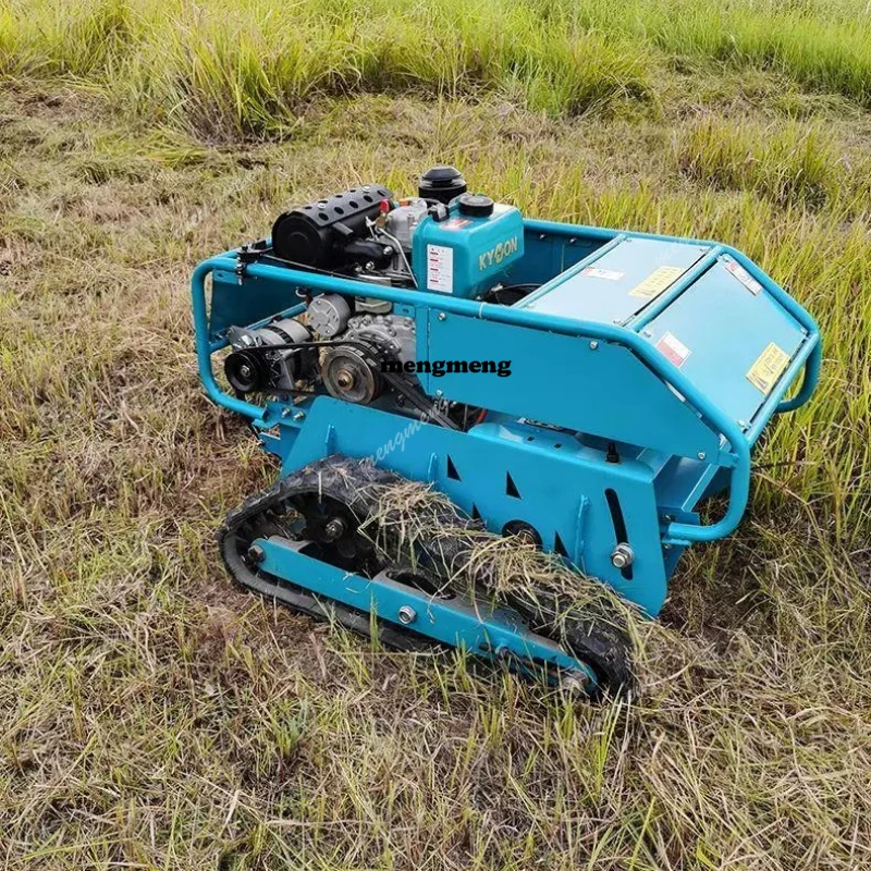 Fully automatic self-propelled remote control lawn mower crawler all-terrain lawn mower model household universal excep