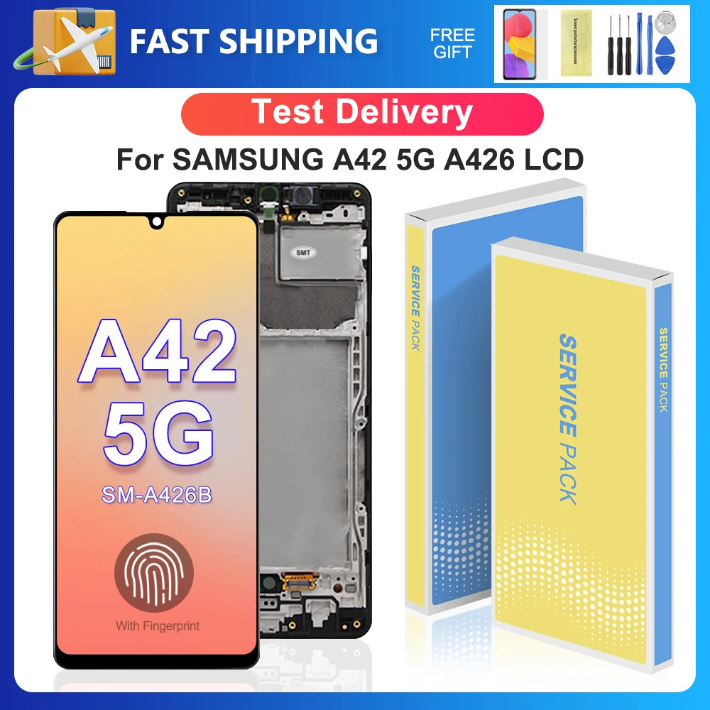 A42 5G For Samsung 6.6\'\'For A42 A426B A426 A426U A426N LCD Display Touch Screen Digitizer Assembly Replacement