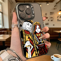 King and Queen Card Shockproof Phone Case for Iphone 16 15 14 13 12 11 Pro Max/Mini Anti-Scratch Premium Hard Cover