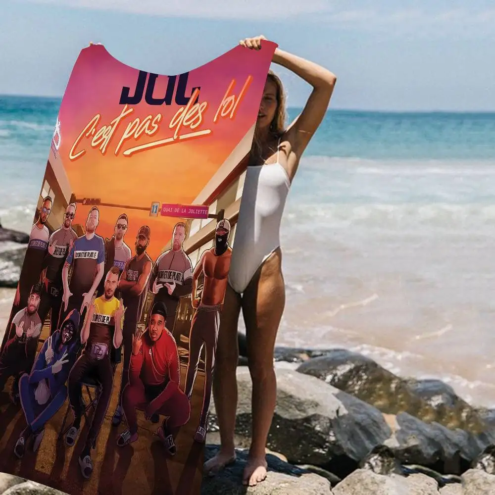 Fotografia 7: Cantor J-JuL Anime Praia Toalha de Natação Toalha Absorvente Macia Presentes para Crianças Viagens Camping Ginásio
