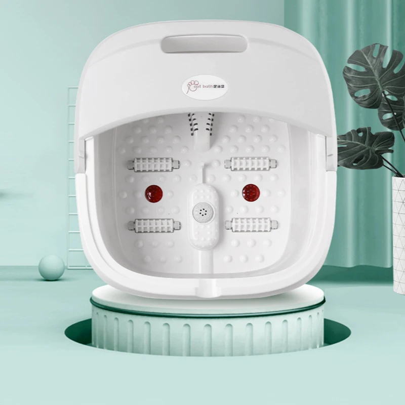 Customizable Folding foot bath household convenient electric heating thermostatic massage  bath barrel  bath soak