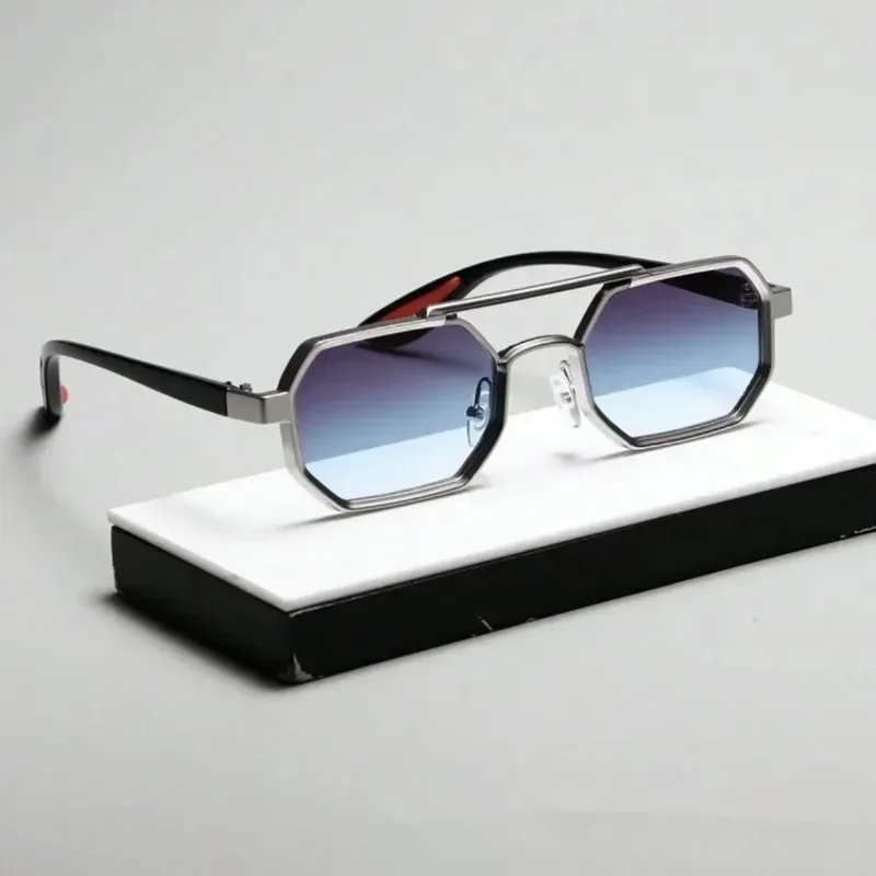 Vintage Square Sunglasses for Men Steampunk Sunglasses Retro Women Punk Style Fashion Glasses Retro Shades Gafas De Sol