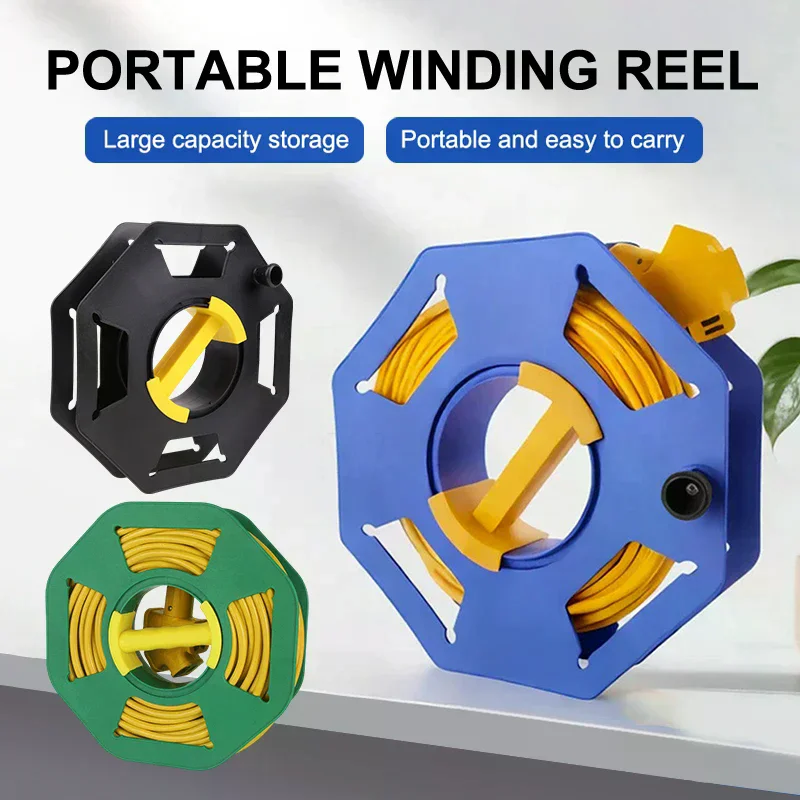 Winding Reel Wire Storage Reel Closing Line Winding Disk Rolling Line Dish Cable Winding Reel Winding Winch Cable Winding Winch