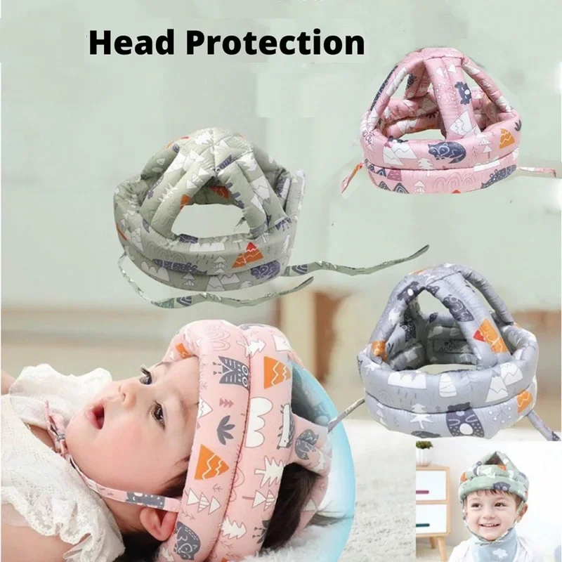 Casque de sécurité pour bébé, protection de la tête, équipement de sauna, coussretours anti-chute, bonnet anti-chute pour enfants, apprendre à marcher