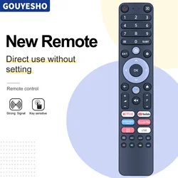 New Remote control for DEXP A321, A431, A501, A551, Q551, Q651 Viomi TVD2290B CHIQ Plusham UA501UHD TV