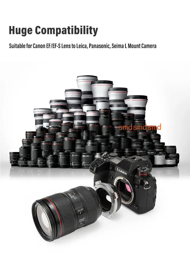 EF-L Pro EF-L Auto Focus Lens Mount Adapter For Canon EF EF-S Lens to L Mount Cameras