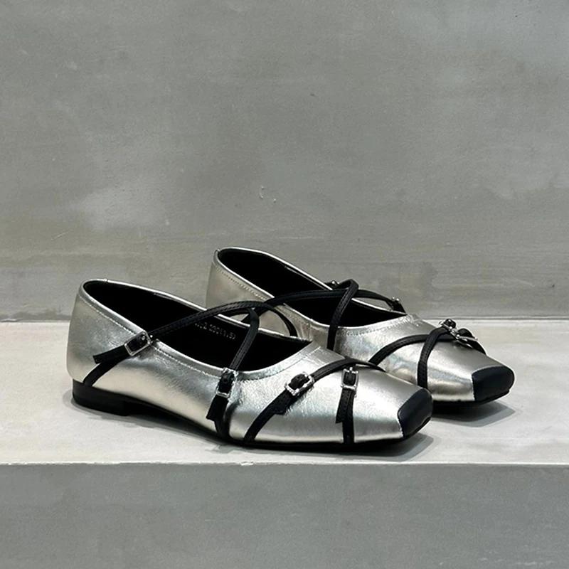 デザイナー女性用ローファーシューズ-フラットシューズ-スクエアトゥ-メリージェーンシューズ-2026年春ファッション新作-バレエレザーシューズ-スポーツスニーカー-ザパトス