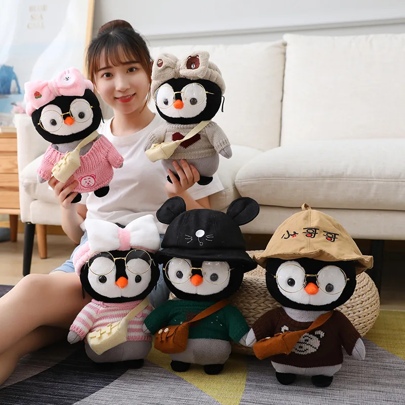 

Игрушка плюшевая в виде пингвина, 30 см