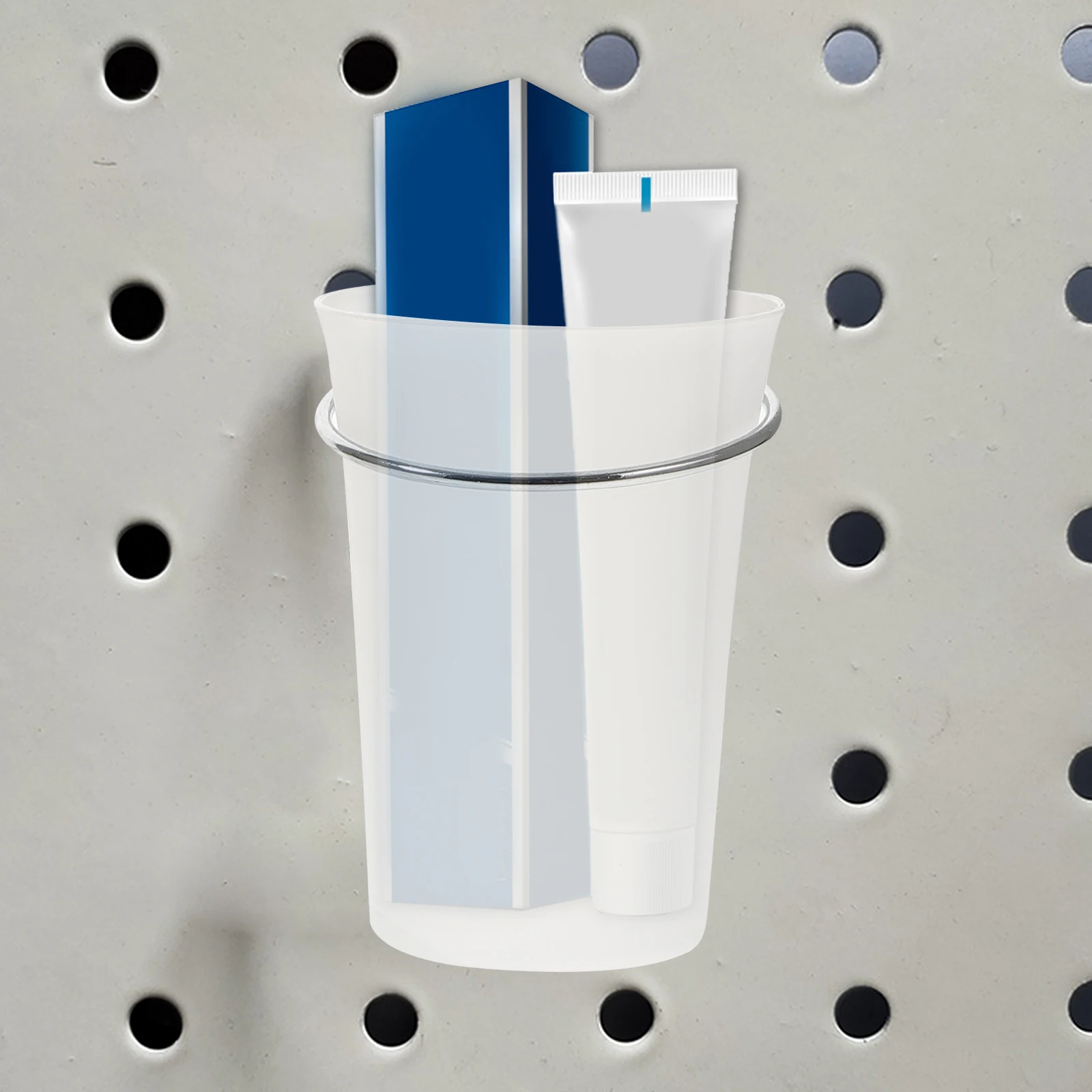 

1 set 1 Set Pegboard Bins Set Wall Storage Organizer Hooks Baskets Workshop Garage Fastener Tool Parts Storage Solutions