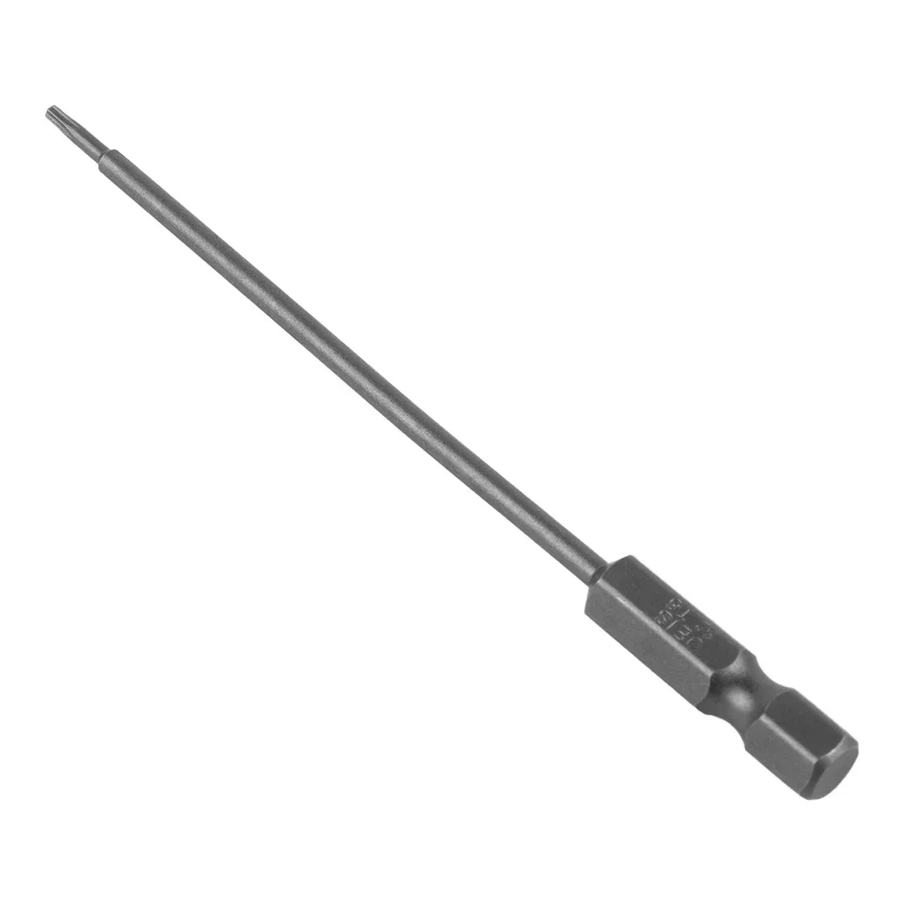 Torx Head Screwdriver Bit Magnetic Solid Special Heat Treatment-T40 1pc 6.35mm / 1/4 Inch Shank 60HRC Hardness