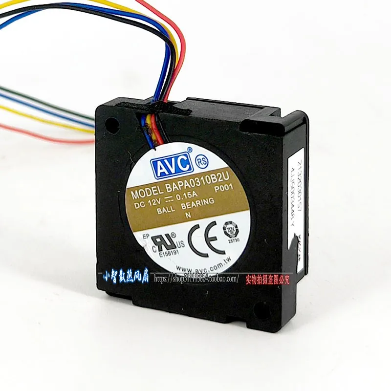 ORIGINAL BAPA0310B2U 12V 0.15A 3010 30*30*10mm NEW COOLING FAN RADIATOR