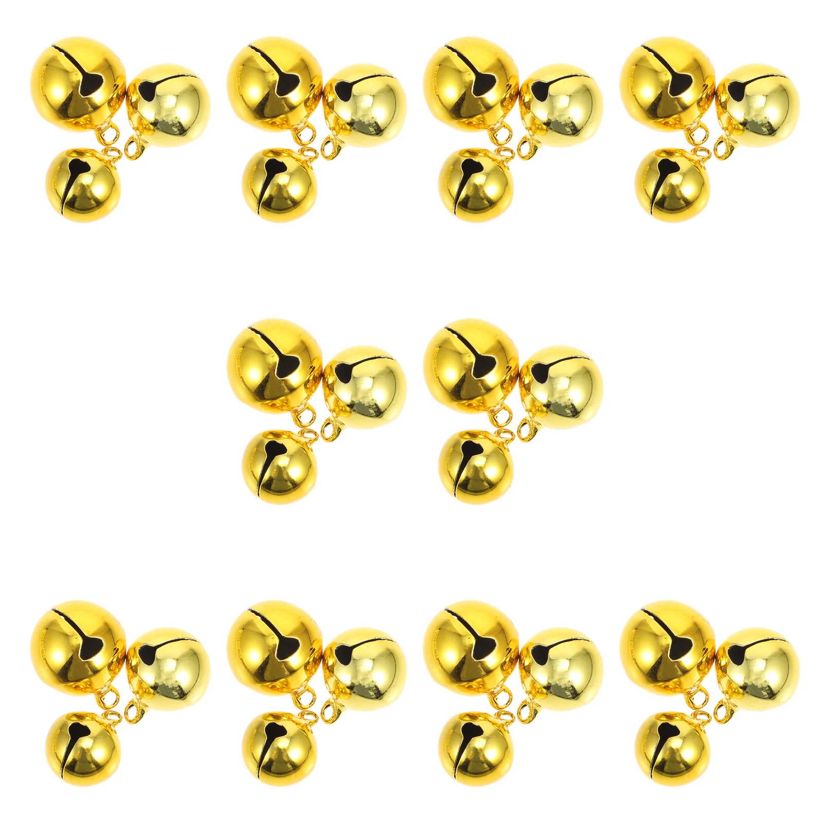 

30 pcs Mini Copper Bells for DIY Decoration Christmas Tree naments Small Bell Pendants Craft Accessories Holiday Decor