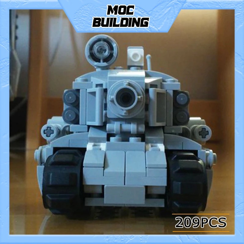 Moc Bouwstenen Klassiek Spelmodel Super Tank Diy Assemblage Bakstenen Collectie Speelgoed Creatieve Ideeën Kerstcadeaus