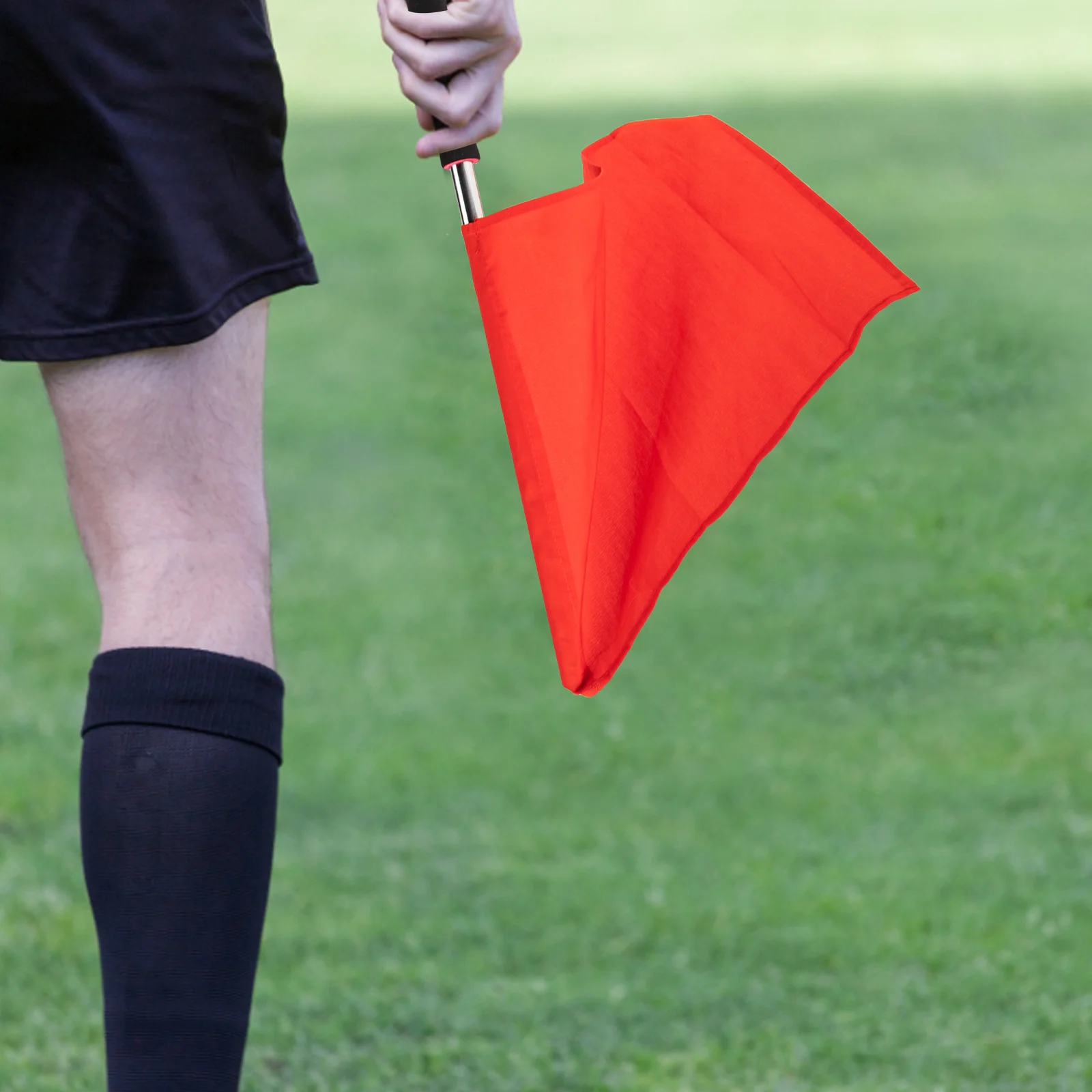 2 Pcs Signal Flag Traffic Safety Referee Flags High-class Material Fan Cheering Sponge Match