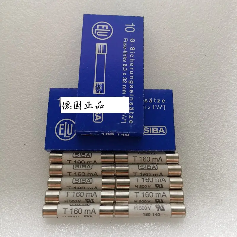 Newly imported original fuse 189140 T500MA/T1A/T1.6/T2/4/5/10A/16/20/25A H500V 6.3x32mm