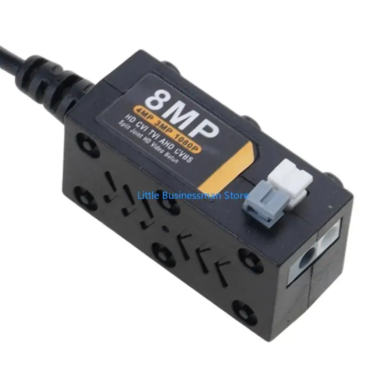Professional BNC To Ethernet Balun Supports Clear 8MP Resolution For Security M76A