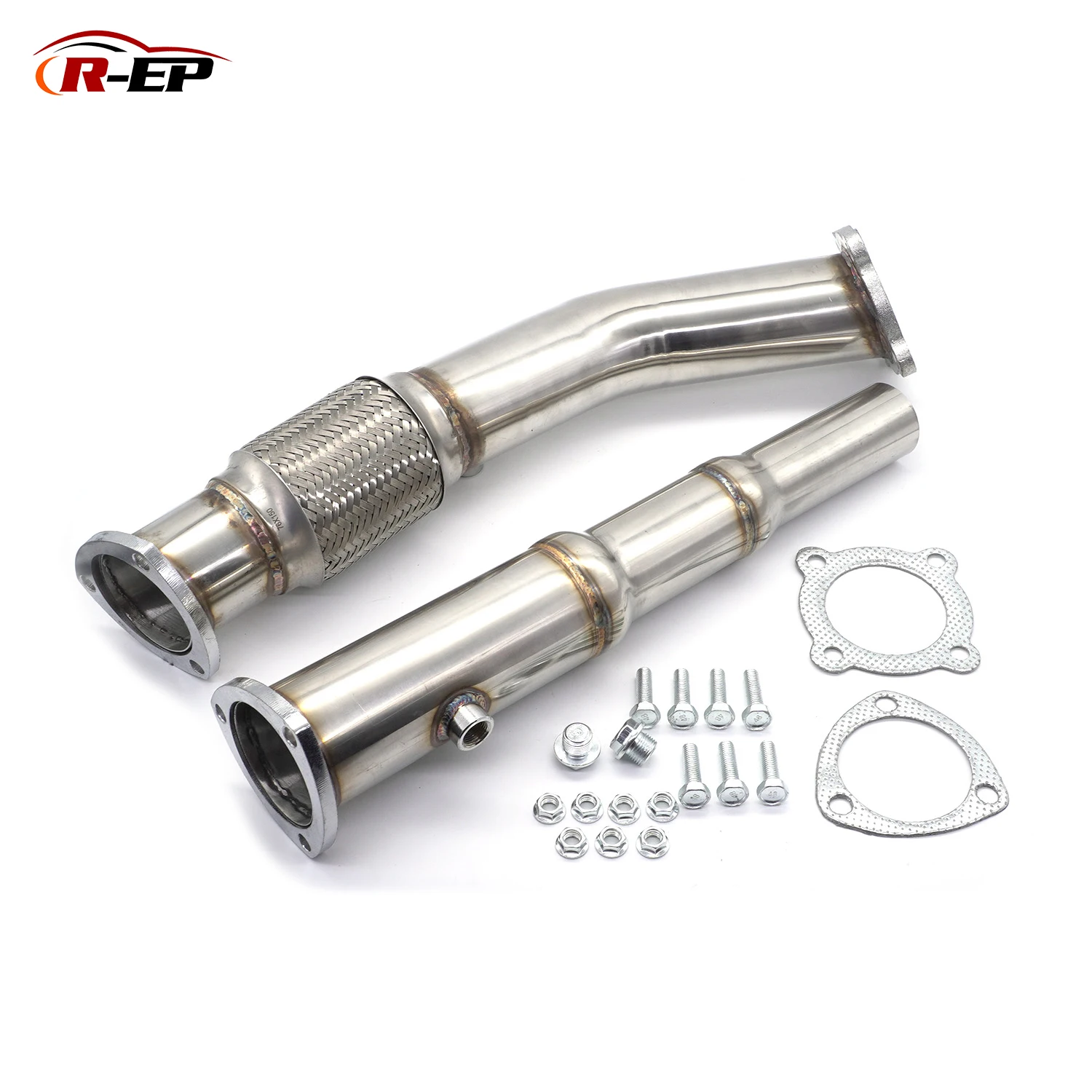 

3inch Car Downpipe fits for Volkswagen MK4 Golf GTI Jetta New Beetle Audi TT 1.8T Auto Accessories RHD LHD Catless Down Pipes
