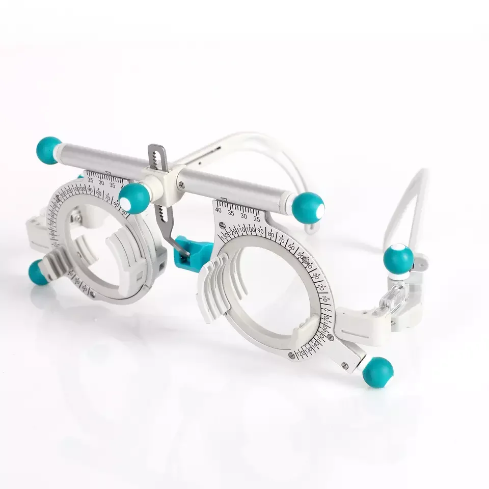 กรอบแว่นทดลองไทเทเนียม อุปกรณ์ตรวจวัดสายตา กรอบแว่นทดลองเลนส์ สำหรับนักตรวจสายตาและร้านแว่นตา กรอบแว่นทดลองสำหรับการทดสอบ