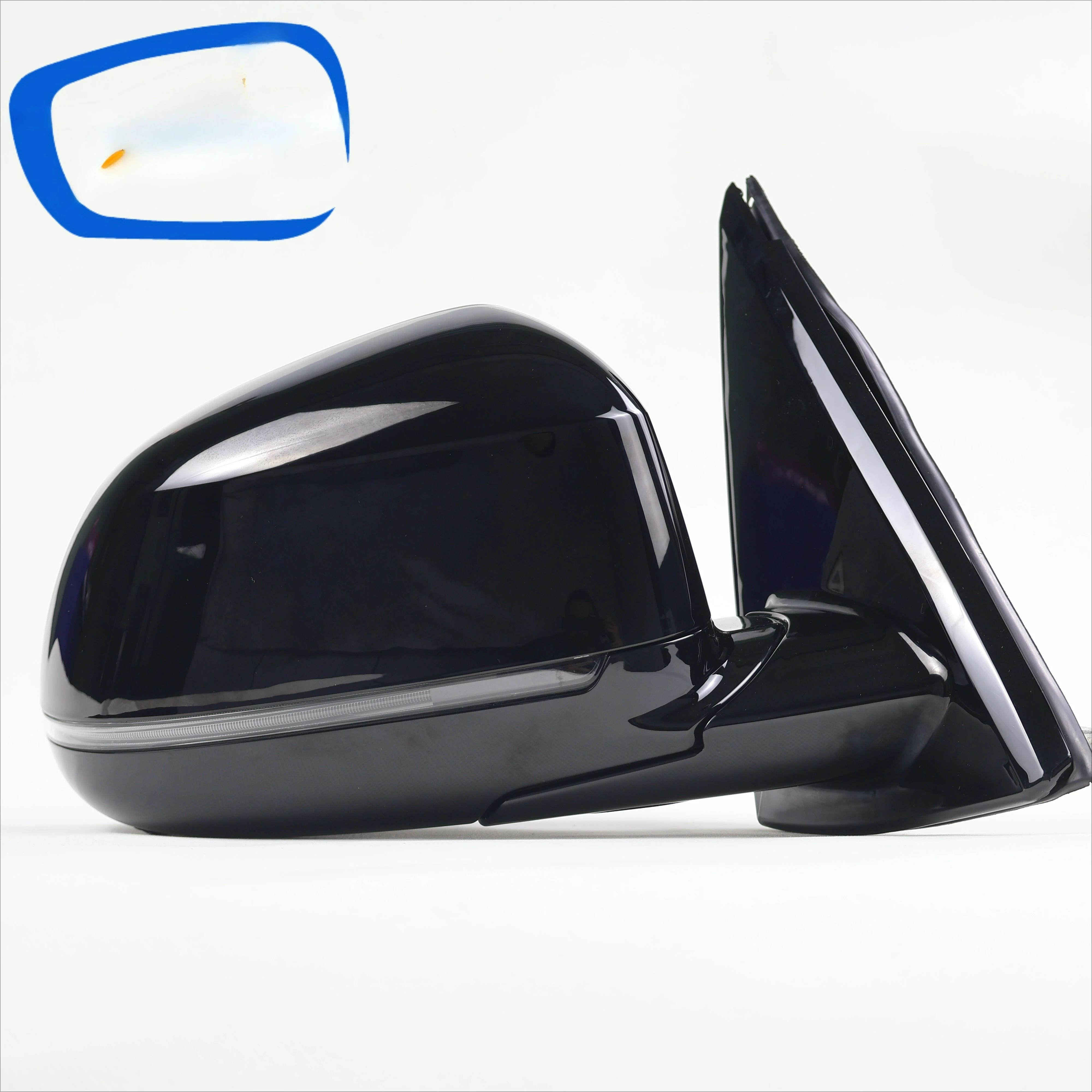 5116 7364 002 OEM Factory Direct Perfect test Without Blind Spots and Cameras Car Mirror FroBMW F15 X5 Side Mirror Folding Gloss