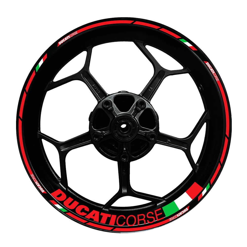 Applicable to Hadaoke 848 959 1199 Ducati wheel hub stickers DUCATI821 795 796 modified wheel rim waterproof stickers