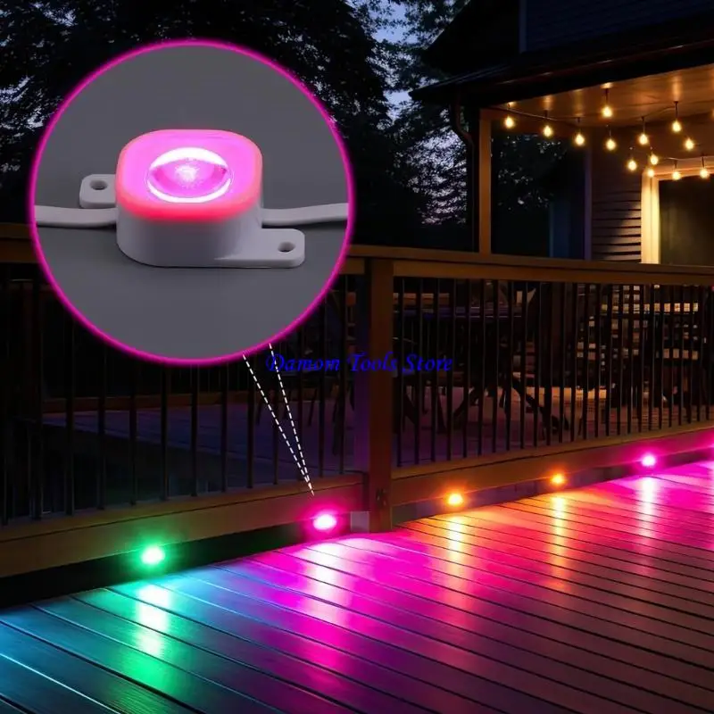 57BE 30Pcs Plastic Light Fixture Fasteners Outdoor LED Light Mounting Clip for H705 Protective Lampshade Fixing Bracket