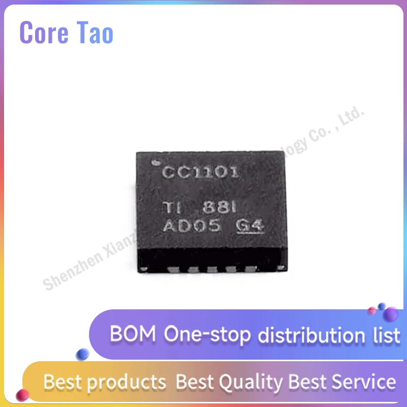 1~5pcs/lot CC1101RGPR CC1101 QFN-20 Wireless transceiver chip in stock