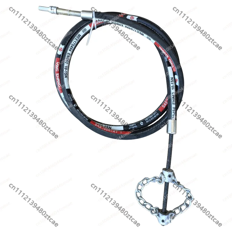 Hotel Dedicated Electric Drain Dredger Set Pipeline Cleaning Machine With Spring Drill Spare Parts For Sewer Blockage Clearing